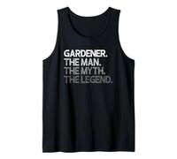 Gardener Gift The Man Myth Legend Camiseta sin Mangas