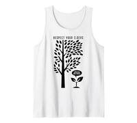 Gardener Mom Dad Grow Up Like You - Cita Divertida de árbol Joven Camiseta sin Mangas