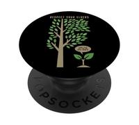 Gardener Mom Dad Grow Up Like You - Cita Divertida de árbol Joven PopSockets PopGrip Adhesivo