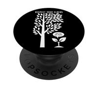 Gardener Mom Dad Grow Up Like You - Cita Divertida de árbol Joven PopSockets PopGrip Adhesivo