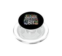 Gardeners Don't Get Old They Go To Pot Chistes sobre Plantas PopSockets PopGrip para MagSafe