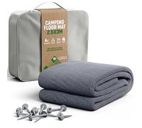 GardenGloss Alfombra para Avance 250x300 - Alfombra de Camping Exterior Impermeable - Alfombra para Tienda con 12 Clavos de Sujeción y Bolsa de Transporte