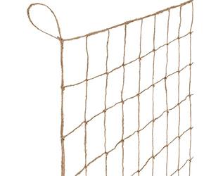 GardenGloss Red de Yute con Gran Anchura de Malla - Vegano y 100% Biodegradable - para Pepinos, Tomates y Otras Hortalizas - Soportes para Trepar (2m x 7.5m)