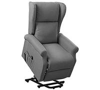 Gardenia Sillón eléctrico Elevador de Personas Relax reclinable de Tela Color Gris