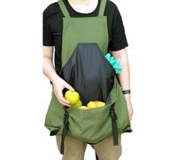 Gardening Apron, Quick Release Pocket Harvest Apron, Multi Pocket Storage Design, Outdoor Gardening Gear for Farmers Landscapers, Greenhouse Orchard Farm Patio Backyard Use, 23.62x19.69x7.87 Inches