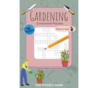 Gardening Crossword Puzzle: Crossword Puzzles with Easy to Read Print about Plants, Flowers, Garden Tools and More | 6x9 Inches, 122 Pages | 60 Puzzles | Gift for Vacations, Holidays and Relaxation