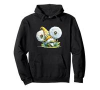 Gardening Gnome Dad For Garden Mom Dandelion Flower Lover Sudadera con Capucha
