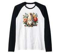 Gardening Gnome For Summer Flower Lover And Funny Gardener Camiseta Manga Raglan