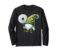 Gardening Grandpa Gnome For Garden Mom Dandelion Flower Manga Larga