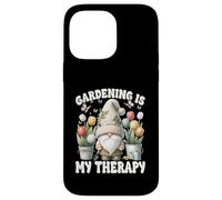 Gardening Is My Therapy Cute Summer Gnome With Tulip Flower Carcasa para iPhone 14 Pro Max