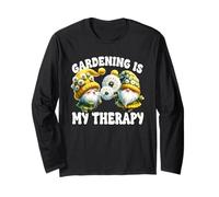 Gardening Is My Therapy For Dandelion Lover Spring Gnome Manga Larga