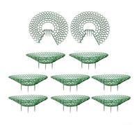 Gardening Made Easy 10 Pcs Fresas Racks para frutas y verduras soporte (tamaños grandes)