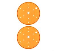 Gardening Made Easy - 2 insertos de drenaje para macetas para un drenaje eficaz y eficiencia del suelo en plantas de interior y exterior (naranja)