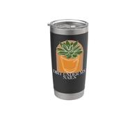 Gardening Plant Lover Dirt Under My Nails Vaso térmico de acero inoxidable de doble pared