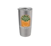 Gardening Plant Lover Dirt Under My Nails Vaso térmico de acero inoxidable de doble pared