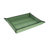 Gardening Repotting Square Workstation - Thick Waterproof Fabric Tray, Up Leakproof Corner Buckles, Contain Loose Soil Messes, Lock Excess Water Spills, Foldable Apartment Storage Tarp | For Plan
