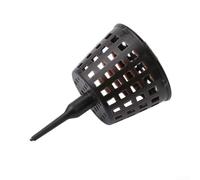 Gardening Supplies - 100 cestas de fertilizantes con tapa para plantas suculentas y bonsái, diseñada para un uso fácil y liberación lenta de nutrientes (café grande + tapa)