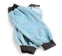 Gardening Tasks - Mangas de soldadura de cuero vacuno resistentes al calor y al fuego, correas ajustables, puños elásticos