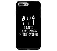 Gardening Tools Saying I Can't I Have Plans Garden Gardener Carcasa para iPhone 7 Plus/8 Plus