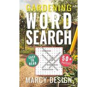 Gardening Word Search Puzzle Book: d.Word searches with easy to print about gardening, vegetables, flowers | 6x9 size, 110 pages | 50 plus puzzles... Gift for Vacations, Holidays, and Free Times