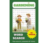 Gardening Word Search Puzzle Book: Easy to Read Print about Flowers, Herbs, Plants and More | 6x9 inches, 110 pages | 50+ Puzzles_ Gifts for Vacations, Holidays and Improved Focus
