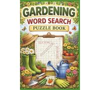 Gardening Word Search Puzzle Book for Adults Large Print: Word Find Puzzles for Adult & Seniors