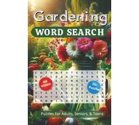 Gardening Word Search Puzzle Book: Gardening Word Search Puzzles with Easy to Read Print about Flowers, Botanicals, Plant Species and more / 6x9 ... Holidays, Flights, & Relaxing Times.