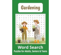 Gardening Word Search Puzzle Book: Word Searches with Easy to Read Print about Gardening, Farming, Nature, and More | 6x9 inches, 112 pages | 50+ ... Gift for Vacations, Holidays and Free Times