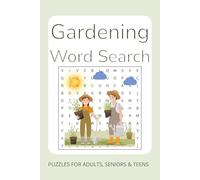 Gardening Word Search Puzzle Book: Word Searches with Easy to Read Print about Gardening, Flowers, Plants and More | 6x9 inches, 110 pages | 50+ ... for Holidays, Travel, and Relaxation Time