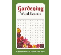 Gardening Word Search Puzzle Book: Word Searches with Easy to Read Print about Gardening, Flowers, Vegetables, and More | 6x9 inches, 110 pages | 50+ ... Gift for Vacations, Holiday, and Free Times