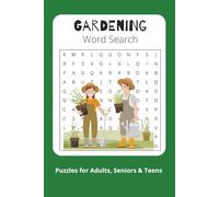 Gardening Word Search Puzzle Book: Word Searches with Easy to Read Print about Gardening, Gardens, Plants, and More | 6x9 Inches, 110 pages | 50+ ... for Vacations, Hollidays, and Free Times