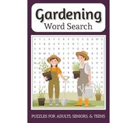 Gardening Word Search Puzzle Book: Word Searches with Easy to Read Print about Gardening, Plants, Flowers and More | 6x9 inches, 110 pages | 50+ Puzzles...Gift for Vacations, Holidays, and Free Time