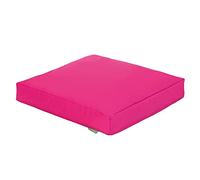 Gardenista Cojín de Suelo Acolchado, Medida 60 x 60 x 10 cm, Cojín Suelo Cuadrado, Cojines para Palets, Banco, Silla y Suelo, Asiento Cómodo Decorativo para Interior (1, Rosa)