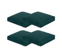 Gardenista Cojín de Suelo Acolchado, Medida 60 x 60 x 10 cm, Cojín Suelo Cuadrado, Cojines para Palets, Banco, Silla y Suelo, Asiento Cómodo Decorativo para Interior (4, Verde)