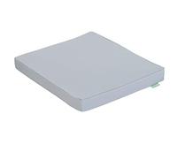 Gardenista Cojines de Asiento al Aire Libre de para Muebles de ratán | Revestimiento de Patio Resistente al Agua | Cojines de jardín cómodos y Ligeros | Suave y Duradero (58x52x6cm (Seat Pad), Gris)