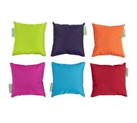 Gardenista Cojines pequeños de Exterior | Mini Cojines en Colores Mezclados | Juego de cojin pequeños Impermeables para jardín, salón, sofá | Relleno de Fibra Hueca (6)