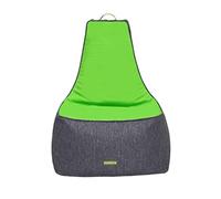 Gardenista Puff Gigante con Respaldo Alto para Adultos, 90x65x90 Puff Sillon, Resistente al Agua Bean Bag Chair, Comodo Puff Gamer, Sofa Puff con Relleno Incluido (Verde)