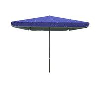 Gardens Rectangle Umbrella Beach Sun Protection Waterproof Thicken The Skeleton Tilt Umbrella for Patio Beach PoolPurple