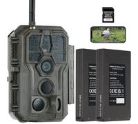 GardePro E8P MAX Cámara de Caza y L800D Rechargeable Lithium Battery Bundle