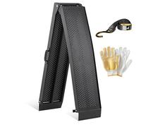 gardhom Rampa Coche Plegable 340kg Aluminio Rampas de Carga 228x28x4.5cm Portátil Rampa Moto, Bicicletas, Remolques, Cortadoras de Césped, Sillas de Ruedas