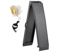 gardhom Rampas para Coches Antideslizante 340kg Aluminio Rampa Moto Plegable 203x28x4.5cm Rampas de Carga, Bicicletas, Remolques, Cortadoras de Césped, Sillas de Ruedas