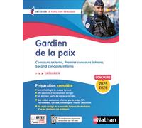 Gardien de la paix Catégorie B: Concours externe, Premier concours interne, Second concours interne (policier adjoint, gendarme adjoint volontaire, cadet de la République)
