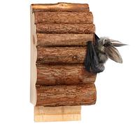 Gardigo® Caja para Murciélagos de Madera | Refugio Murciélago Resistente para Colgar | Nido para Murciélagos de Jardín | Aprox. 29 x 14 x 8 cm | Caja Nido Exterior para Control Natural de Insectos