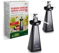 GARDIGO® Espantavispas - Set 2 pzs | Espantamoscas con cuenco defensa avispas | Defensa moscas, Protección avispas, mosquitos | Protección insectos