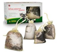 GARDIGO® Juego de 4 Bolsas para ahuyentar a los Gatos Naturales con saquito Lleno de Pelo de Perro, ahuyenta por Fragancia para casa, jardín, Coche, removedor para Gatos