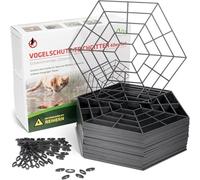 Gardigo® Malla Protectora para Estanque | Paquete con 40 Piezas | Red para Estanques Protección contra Pájaros Garzas Gorriones Gatos y Otros Animales