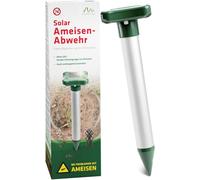 GARDIGO® Repelente Hormigas Solar con Vibración | Dispositivo Anti Hormigas | 600 Hz | Alcance de hasta 700 m² | IP56 | Antihormigas para Exteriores | Ahuyentador de Hormigas