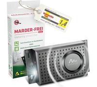 Gardigo® Repelente Ultrasónico de Plagas para Martas, Ratones Móvil | Ahuyentador de Ultrasonidos para Roedores para Coche, Casa, Sótano y Garaje | Funciona con Pilas o Conexión a la Batería del Coche