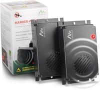 Gardigo® Set de 2 Repelentes Ultrasónico de Plagas Ahuyentador de Ratones, Ratas y Garduñas, Ultrasonido contra Ratones y Otros roedores, Alimentado por Batería, Ahuyentadores de Ratones, Anti Ratones