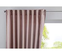 Gardinenbox Cationic Jena-Cortina Opaca con diseño de Lino, Poliéster, Pardo, HxB 145x140 cm